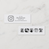 instagram hashtag contactkaartje (Voorkant / Achterkant)