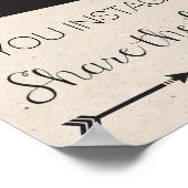 Instagram Hashtag Weddenschap Poster (Hoek)