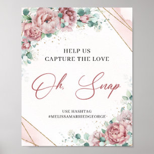 Instagram Help ons de liefde vast te leggen oh sna Poster