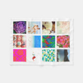 INSTAGRAM HET! 12 FOTO'S/DIY FLEECE DEKENS (Voorkant (Horizontaal))
