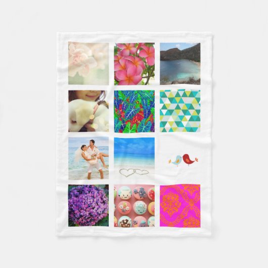 INSTAGRAM HET! 12 FOTO'S/DIY FLEECE DEKENS (Voorkant)