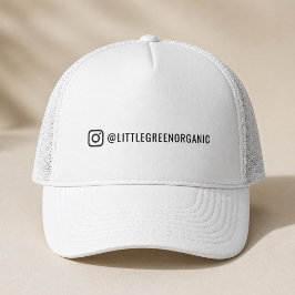 Instagram-hoed | Jouw Instagram Naam Trucker Hoed Pet
