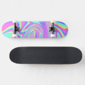 Instagram Holographic Nails Persoonlijk Skateboard (Horizontaal)