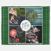 Instagram Hygge Kerstmis - Gepersonaliseerd fotora Fleece Deken (Voorkant (Horizontaal))