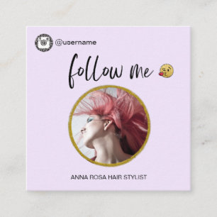 *~* INSTAGRAM .  Icons Social Media Emoji QR-code  Vierkante Visitekaartje