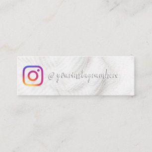 Instagram Influencer bewerkbaar voeg uw foto toe Mini Visitekaartje