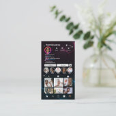 Instagram Influencer QR-code sociale media Visitekaartje (Staand voorkant)