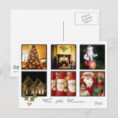 Instagram kerstfoto postkaarten feestdagenkaart (Voorkant / Achterkant)