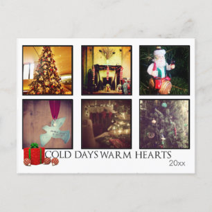 Instagram kerstfoto postkaarten feestdagenkaart