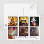 Instagram kerstfoto postkaarten feestdagenkaart (Voorkant / Achterkant)
