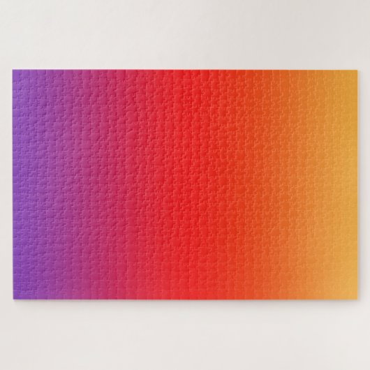Instagram Kleurverloop Jigzaag Puzzle Legpuzzel (Horizontaal)