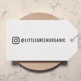 Instagram Label | Jouw Instagram Naam Gift Label Cadeaulabel