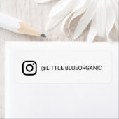 Instagram Label | Uw Instagram Naam Sticker (Insitu)