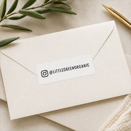 Instagram-label | Zakelijk Insta-handvatsticker Etiket