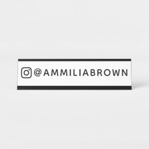 Instagram-logo   Aangepaste Insta naam branding Bureau Naambordje