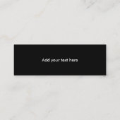 Instagram logo social media simpel modern zwart contactkaartje (Achterkant)