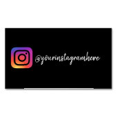 Instagram Magnetisch Visitekaartje (Voorkant)