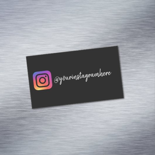 Instagram Magnetisch Visitekaartje (Voorbeeld)