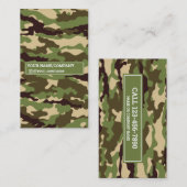Instagram Militaire leger Camo Visitekaartje (Voorkant / Achterkant)