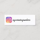 instagram mini visitekaartje (Voorkant)