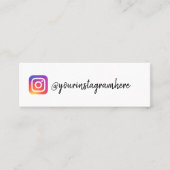 instagram mini visitekaartje (Voorkant)