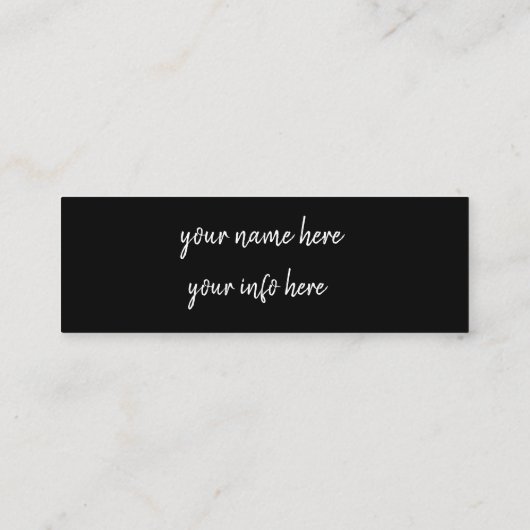 instagram mini visitekaartje (Achterkant)