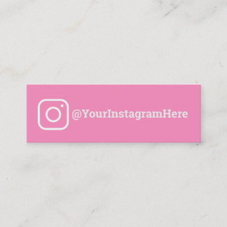 Instagram Mini Visitekaartje