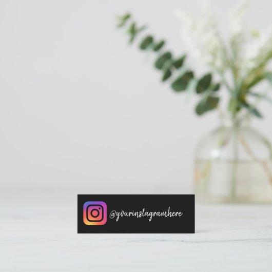 instagram mini visitekaartje (Staand voorkant)