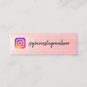 instagram mini visitekaartje (Voorkant)