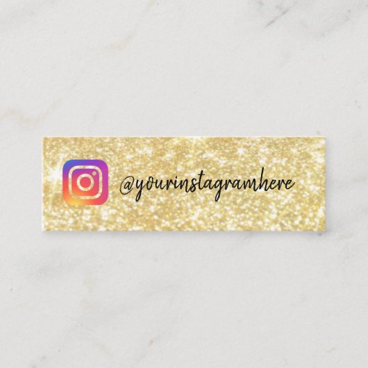 instagram mini visitekaartje (Voorkant)