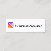 instagram mini visitekaartje (Voorkant)