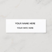 instagram mini visitekaartje (Achterkant)