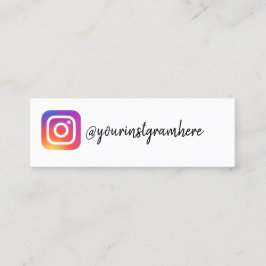 instagram mini visitekaartje