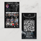 Instagram Modern & Trendy Fitness Personal Trainer Visitekaartje (Voorkant / Achterkant)