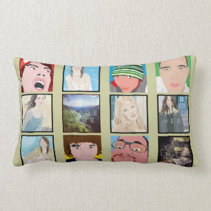 Instagram Mosaic Photo Personalised Pillow Kussen