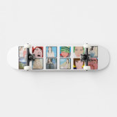 Instagram Mosaic Photo Personalized Skateboard (Horizontaal)