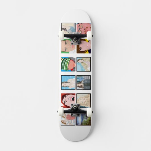 Instagram Mosaic Photo Personalized Skateboard (Voorkant)