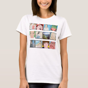 Instagram Mosaic Photo Personated Dameskleding T-shirt
