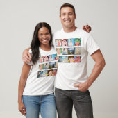 Instagram Mosaic Photo Persoonlijk Shirt Apparel (Unisex)