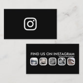 instagram netwerken contactkaartje (Voorkant / Achterkant)