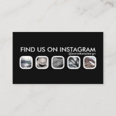 instagram netwerken contactkaartje (Achterkant)