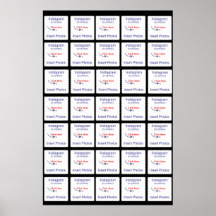 Instagram of Photo Easy Sjabloon Poster