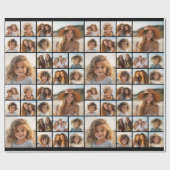 Instagram Photo Collage - 14 foto's - zwart Cadeaupapier (Vlak)