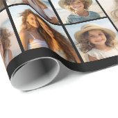 Instagram Photo Collage - 14 foto's - zwart Cadeaupapier (Rol Hoek)