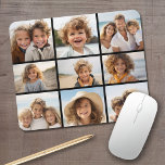 Instagram Photo Collage met 9 foto's Muismat<br><div class="desc">Gebruik je foto's zonder lijsten op deze. Voeg uw favoriete afbeeldingen en momentopnamen toe aan deze strip voor een leuke geheugenhouder. Een artistieke manier om je beste foto's te tonen die foto's delen.</div>