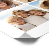Instagram Photo Collage met 9 foto's Poster (Hoek)