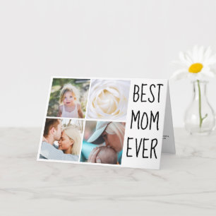 Instagram Photo Collage Moederdag Card voor mam Kaart