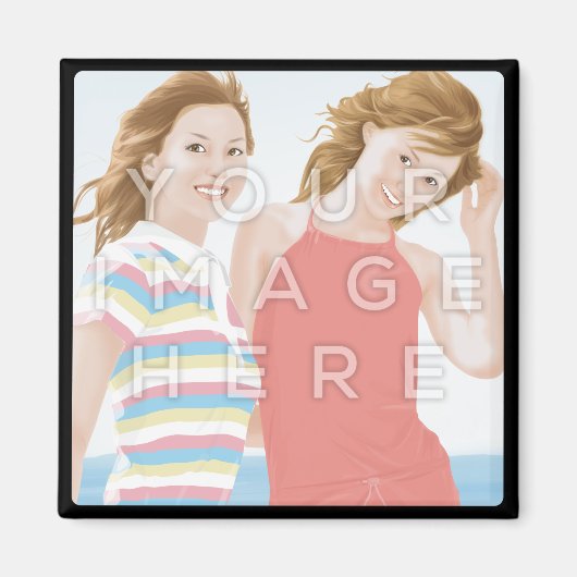 Instagram Photo Square Afbeelding Magnet (Voorkant)