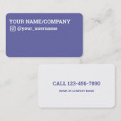 Instagram-pictogram Visitekaartje (Voorkant / Achterkant)