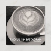 instagram promo vierkante visitekaartje (Achterkant)